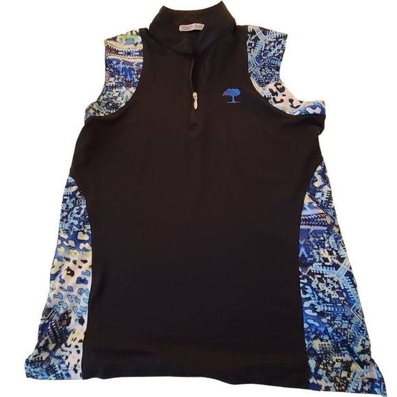 Bermuda Sands Sleeveless Golf Polo Top Size M - Picture 1 of 9